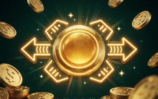 Leuchtender goldener Bonus-Buy-Button auf einem Fantasy-Slot-Interface bei WildRobin Casino Deutschland